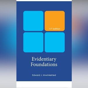 Edward Imwinkelried
Evidentiary Foundations
Paper book new in plastic